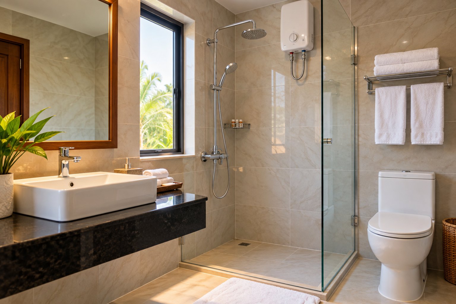 Equisite Bathroom at Bil Lodge